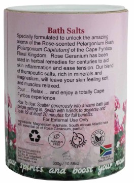 bath salts cape fynbos back tourism souvenirs